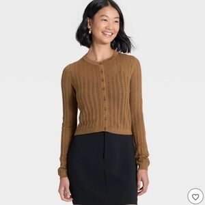 Women’s Target - New Day pointelle cardigan sweater